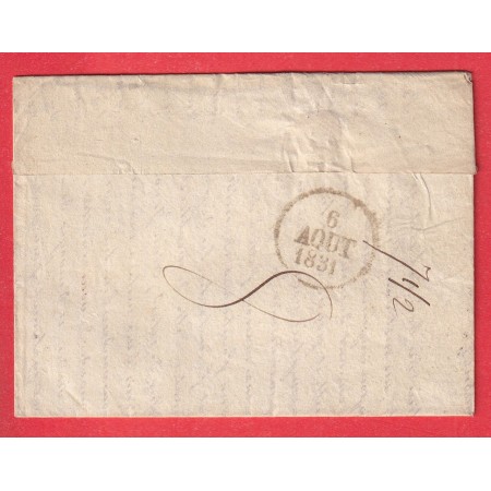 MARQUE P53P ST MIHIEL MEUSE 34X11 1831 POUR DOLE JURA INDICE 14