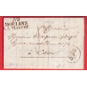 MARQUE 59 MOULINS LA MARCHE ORNE 1828 POUR CAEN CALVADOS INDICE 11