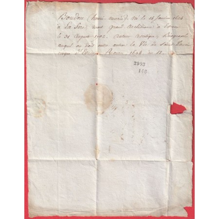 MARQUE P59P ARGENTAN ORNE 1804 POUR ALLENCON 31X11 INDICE 11