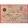 BULLETIN EXPEDITION SUSAK CROATIE CROATIA HONGRIE MAGYAR KIR POSTA 1927 POUR BOURGES CHER FRANCE LETTRE