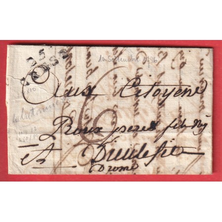 MARQUE 25 CREST DROME 28X10 1796 POUR DIEULEFIT INDICE 12