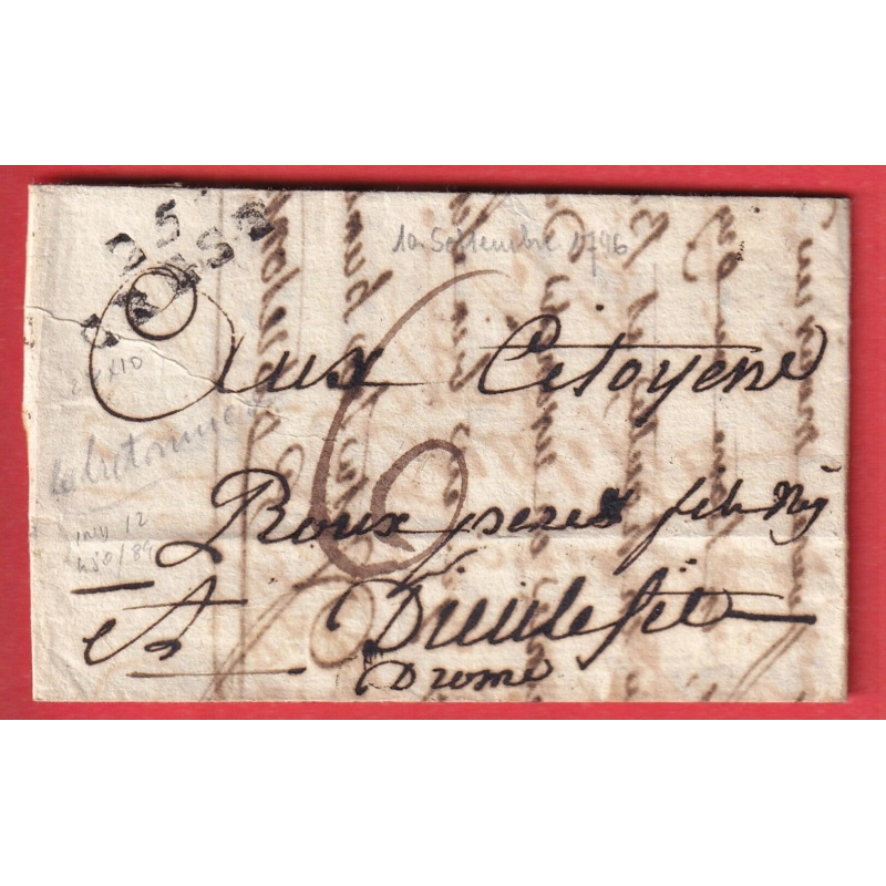 MARQUE 25 CREST DROME 28X10 1796 POUR DIEULEFIT INDICE 12