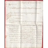 MARQUE 22 BOURGANEUF CREUSE 1811 FRANCHISE LE SUBSTITUT DU TRIBUNAL DE BOURGANEUF POUR GUERET