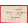 CAD TYPE 13 CLERMONT L'HERAULT BOITE RURALE + DECIME RURAL PAULHAN POUR MONTPELLIER HERAULT 1837