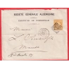 N°59 ENVELOPPE IMPRIMEE SOCIETE GENERALE ALGERIENNE MARSEILLE GC 2240 POUR MARSEILLE