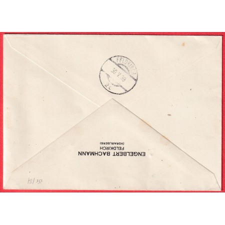 LIECHTENSTEIN N° 155 / 157 FDC 1ER JOUR SCHAAN 1939