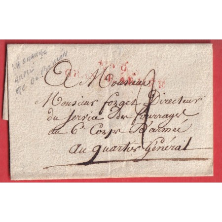 MARQUE N°6 GRANDE ARMEE LE GRAND QUARTIER GENERAL BERLIN 1806