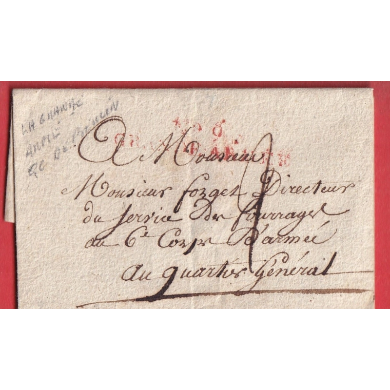 MARQUE N°6 GRANDE ARMEE LE GRAND QUARTIER GENERAL BERLIN 1806