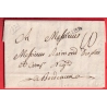 MARQUE MONTPELLIER HERAULT 1773 LN°10 INDICE 13 POUR BORDEAUX GIRONDE