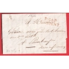 MARQUE P54P LORIENT MORBIHAN 1822 EN ROUGE POUR PAIMBOEUF LOIRE INFERIEURE INDICE 10
