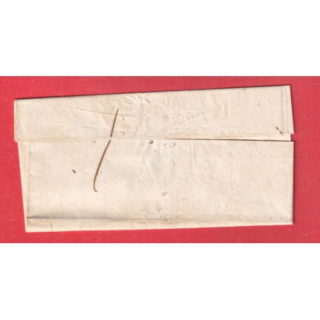 CAD TYPE 14 EN ROUGE MONTPELLIER HERAULT + PP ROUGE TAXE LOCALE 1 AU DOS 1846 POUR MONTPELLIER