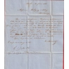 LETTRE DE BAHIA BRESIL 1861 VOIE ANGLAISE TAXE ANGLAISE POUR BORDEAUX BRASIL