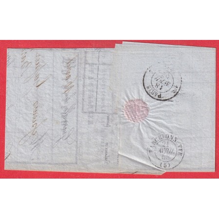 N°10 TB PC 1441 GRANVILLE MANCHE POUR BARCELONNETTE BASSES ALPES