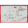 MARQUE REVOLUTIONNAIRE 68 VILLE AFFRANCHIE LYON RHONE 1793 POUR ROUEN SEINE INFERIEURE 54X81/2 INDICE 14