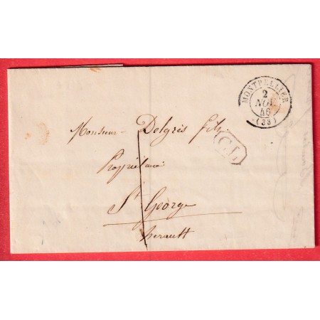 CAD TYPE 15 MONTPELLIER HERAULT CL ROUGE TAXE LOCALE 1 POUR ST GEORGES