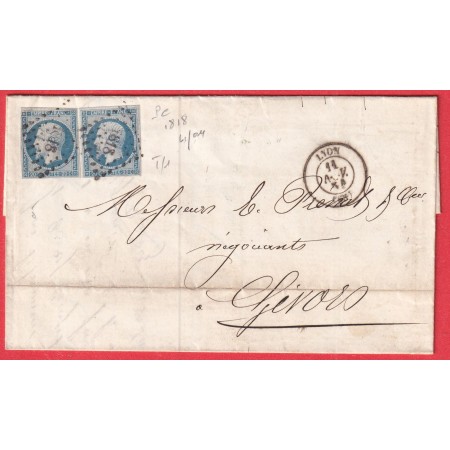 N°14 X2 BLEU LAITEUX PC 1818 LYON RHONE POUR GIVORS