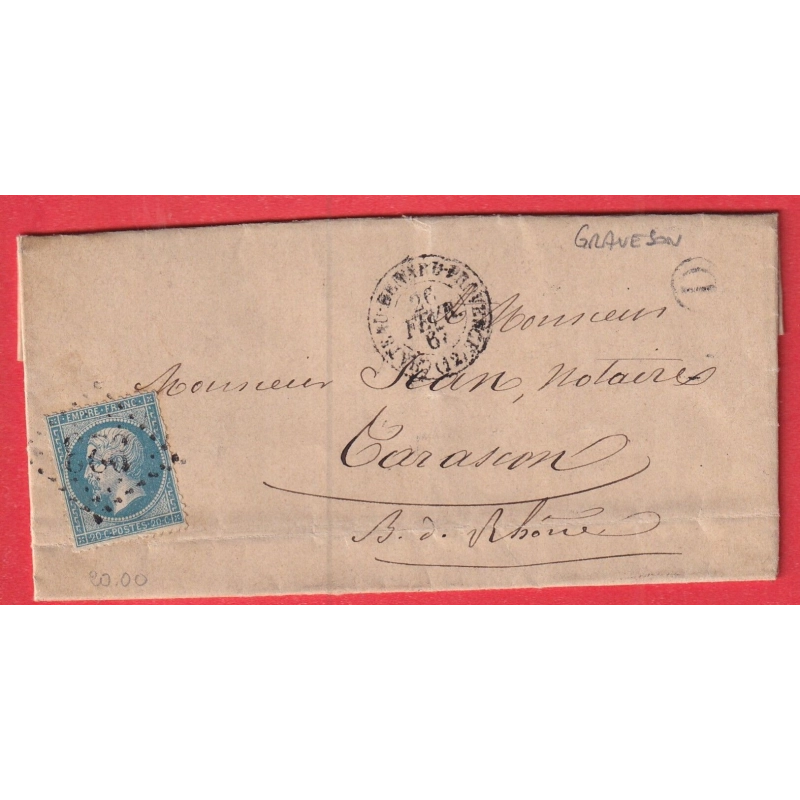 N°22 GC 923 CHATEAU RENARD PROVENCE BOITE RURALE D GRAVESON BOUCHES DU RHONE POUR TARASCON