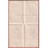 N°60 GC 1719 GRESY SAVOIE LETTRE AVEC LISERET VERT POUR FRONTENEX