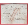 MARQUE 43 ORLEANS LOIRET 1801 POUR AMSTERDAM HOLLANDE PAYS BAS