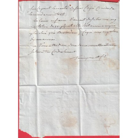 MARQUE 43 ORLEANS LOIRET 1801 POUR AMSTERDAM HOLLANDE PAYS BAS