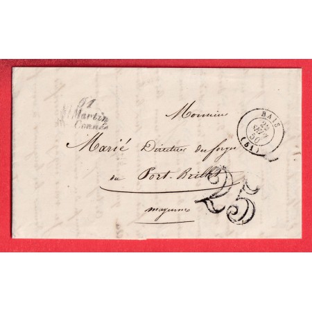 CURSIVE 51 ST MARTIN DE CONNEE CAD TYPE 15 BAIS MAYENNE 1850 PORT BRILLET INDICE 15