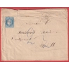N°60 GC 241 PARIS AUTEUIL 1872 TAXE ALLEMANDE 2 EN BLEU FAULQUEMONT MOSELLE