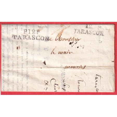 DOUBLE MARQUE 12 ET P12P TARASCON BOUCHES DU RHONE POUR MOURIES 1822