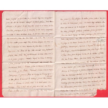 DOUBLE CURSIVE 20 POUILLY EN AUXOIS ARNAY LE DUC 1828 POUR BEAUNE COTE D'OR INDICE 19