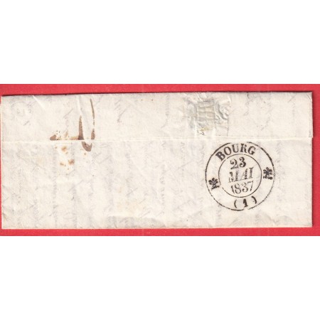 CAD TYPE 12 BEAUNE COTE D'OR BOITE RURALE + DECIME RURAL SAVIGNY LES BEAUNE POUR BOURG EN BRESSE AIN