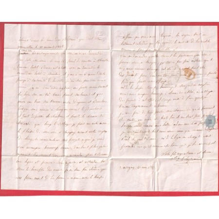 CAD TYPE 12 BEAUNE COTE D'OR BOITE RURALE + DECIME RURAL SAVIGNY LES BEAUNE POUR BOURG EN BRESSE AIN