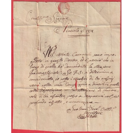 MARQUE CONQUIS 104 PIGNEROL PINEROLO ITALIE ITALIA 1811 CHEVASSO