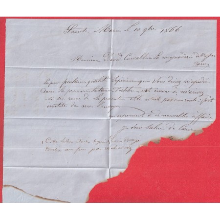 N°22 GC 1530 LA FLOTTE CHARENTE INFERIEURE BOITE RURALE SUPPLEMENTAIRE A/3 STE MARIE EN RE  BRASSAC TARN REEXP BORDEAUX