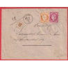 N°38 57 GC 2194 MARANS CHARENTE INFERIEURE MARITIME CAD TYPE 16 RECOMMANDE PARIS MONTMARTRE