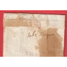 DEBOURSE MANUSCRIT ORGON BOUCHES DU RHONE INDICE 18 DEPART AIX 1800