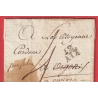 DEBOURSE MANUSCRIT ORGON BOUCHES DU RHONE INDICE 18 DEPART AIX 1800