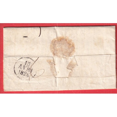 MARQUE P12P ORGON BOUCHES DU RHONE 1826 POUR L'ISLE VAUCLUSE INDICE 17