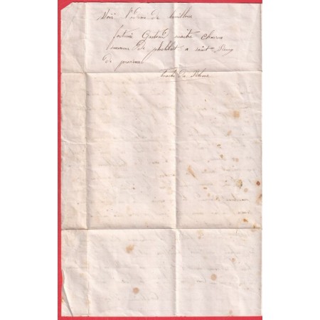 CAD TYPE 15 ST REMY DE PROVENCE  BOUCHES DU RHONE TAXE SUISSE 40 PLAINPALAIS GENEVE SUISSE 1863