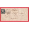 N°10b BLEU TERNE PC 1921 MATHA CAD TYPE 14 CHARENTE INFERIEURE MARITIME POUR ANGOULEME