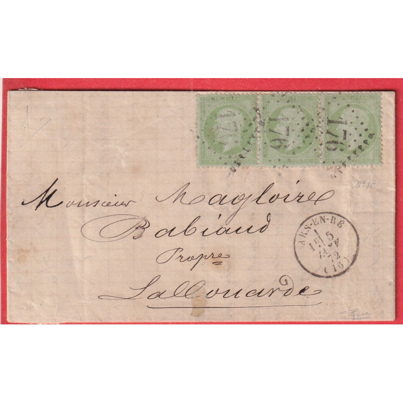 N°35 BANDE DE 3 SIGNE GOEBEL VIENT D'UNE VO SOLUPHIL GC 176 ARS EN RE CHARENTE INFERIEURE  COTE 875€