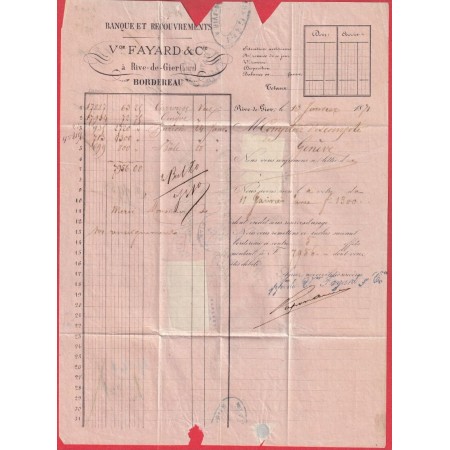 N°43A X2 46A X2 GC 3151 RIVE DE GIERS LOIRE DOUBLE PORT GENEVE SUISSE SIGNE CALVES