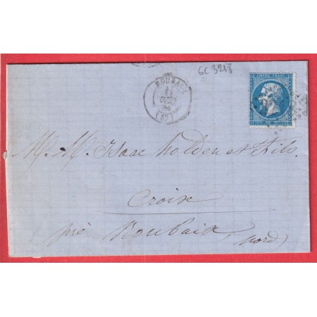 N°22 DOUBLE PORT LOCAL ROUBAIX GC 3218 NORD POUR CROIX