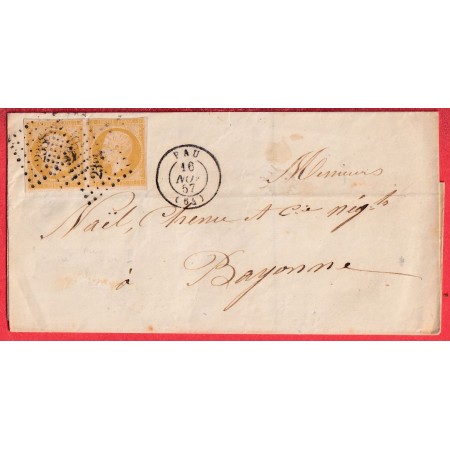 N°13 PAIRE PC 2388 PAU BASSES PYRENEES ATLANTIQUE POUR BAYONNE