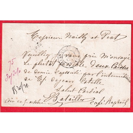 N°55 CAD GARE DE ROGNAC GC 2240 POUR MARSEILLE INDICE 18 CARTE PRECUSEUR BOUCHES DU RHONE