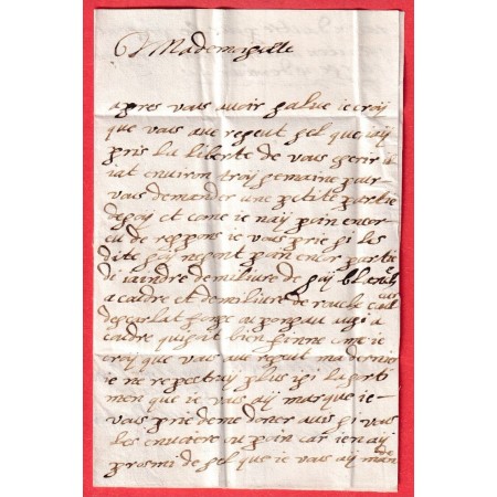 MARQUE DE NAMUR AVEC TEXTE DE DINANT BELGIQUE DE 1710 POUR ANVERS