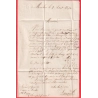 N°14 CAD TYPE 13 ROYAN CHARENTE INFERIEURE TAXE 30 ANNULE BOURG SUR GIRONDE 1854 INDICE 16 2 AOUT 1854