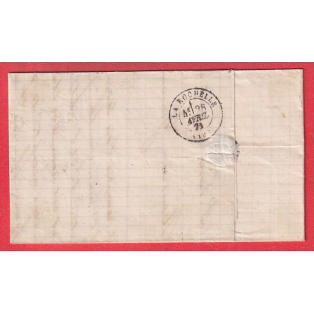 N°45B GC 3811 CAD TYPE 16 ST PIERRE OLERON POUR LA ROCHELLE