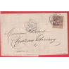 N°80 CACHET ESSAI PARIS PL DE LA BOURSE 1883 CHATEAU THIERRY AISNE TTB SIGNE CERES
