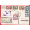 HONGRIE HUNGARY LEGIPOSTA POSTE AERIENNE BUDAPEST 1925 PAR AVION SZEGED 1ER VOL VIGNETTE