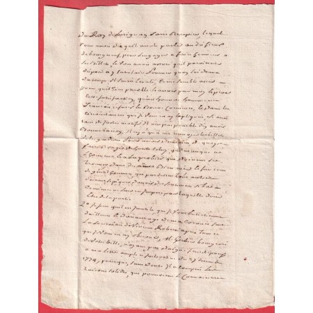 MARQUE PARIOO PARIS INFINI LN°15 INDICE 10 1776 POUR NIORT DEUX SEVRES