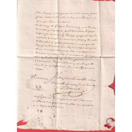 MARQUE PARIOO PARIS INFINI LN°15 INDICE 10 1776 POUR NIORT DEUX SEVRES